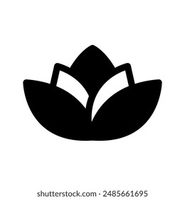 Lotus Icon Vektorgrafik Symbol Design Illustration