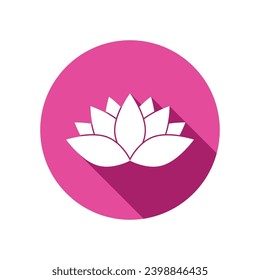 lotus icon vector template illustration logo design