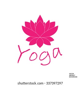 Lotus  icon. Yoga