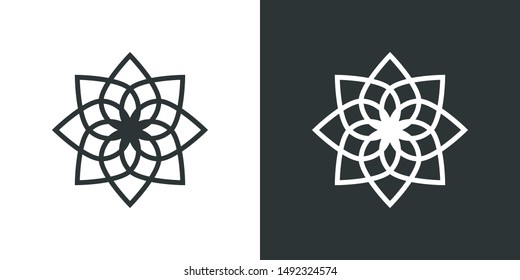 Lotus Illustration Symbol Icon Vector
