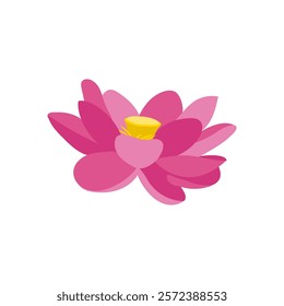 Lotus, Indian Symbol Vector Illustration