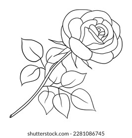 lotus isolated on white background. ink illustrator. ventor illustrator