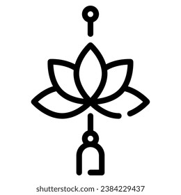 Lotus Lantern icon illustration, for UIUX, Infographic, etc