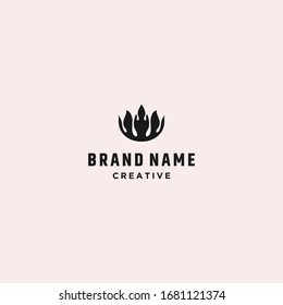 Lotus Logo an Abstract Template Design Vector  