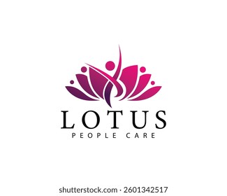 lotus logo creative design concept oil beauty salon yoga massage business