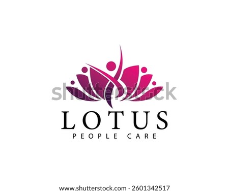 lotus logo creative design concept oil beauty salon yoga massage business