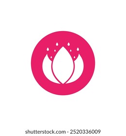 Lotus Logo design icon illustration