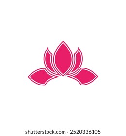 Lotus Logo design icon illustration