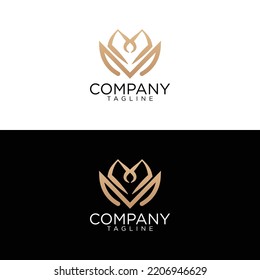 lotus logo design and premium vector templates