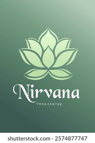 lotus logo design is suitable for yoga and meditation brands