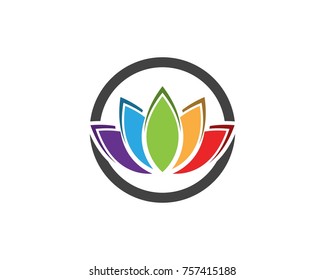 Lotus logo design template