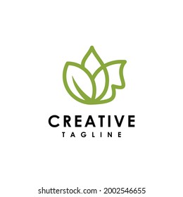 lotus logo design templete .