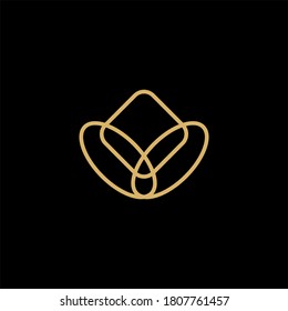 lotus logo design vector sign