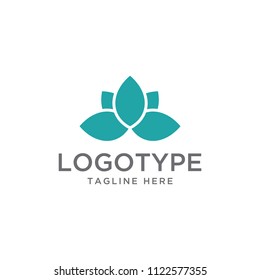 lotus logo design vector template