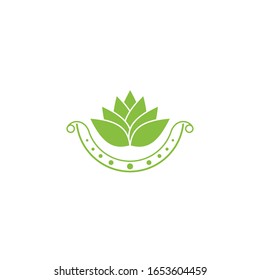 Lotus Logo and Fashion logo Vector Design Template.
