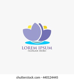 Lotus Logo and Fashion logo Vector Design Template. 