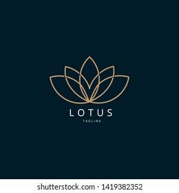 Lotus logo icon design illustration template