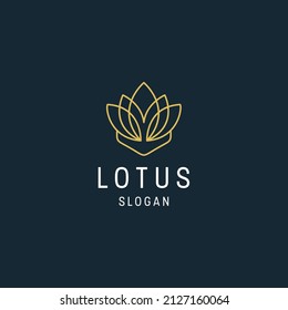 Lotus logo icon design template