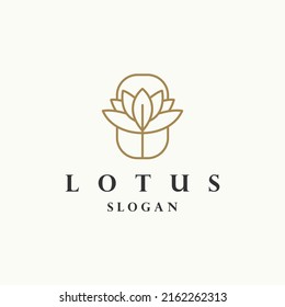 Design-Vorlage für Lotus-Logo