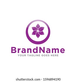 Lotus logo icon vector. Flower logo icon illustration. Flat trendy design style.