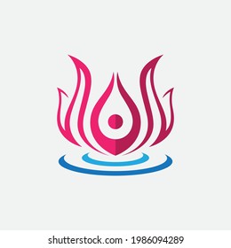 Lotus Logo Symbol Vektorgrafik 