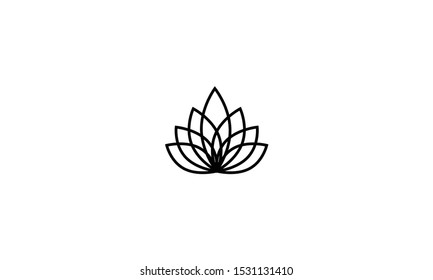 lotus logo icon vector template