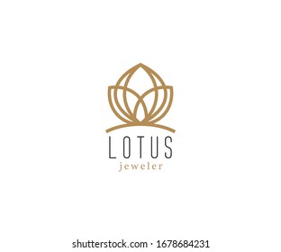 lotus logo icon vector template