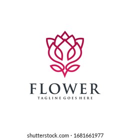 Lotus Logo and Icon Vector Template