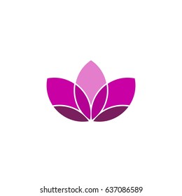 Lotus Flower Logos Symbols Icon Stock Vector (Royalty Free) 763391296 ...