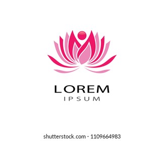 Lotus logo illustration design