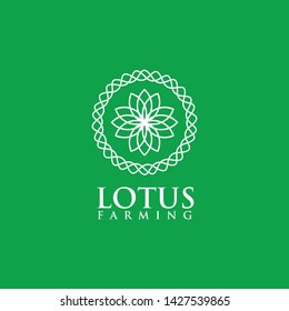 Lotus logo inspiration vector template