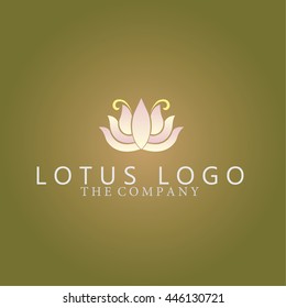 lotus  logo on background
