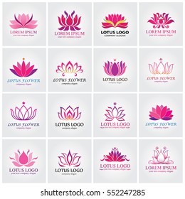 lotus logo set