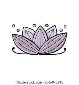 Logotipo Lotus, boceto sencillo para su diseño