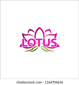 lotus logo template design