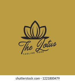 Lotus Logo Template Vector 