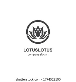 Lotus logo template vector icon design