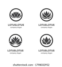 Lotus logo template vector icon design