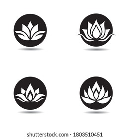Lotus logo template vector icon design