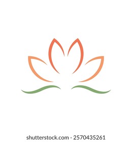 Lotus Logo Vector Icon Template Illustration