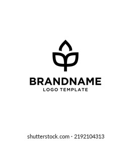 Lotus Logo Vector Modern Simple Business