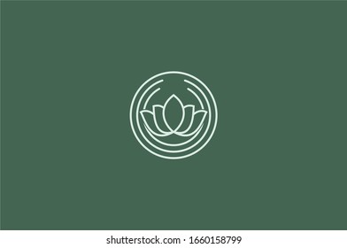 lotus logo for the yoga business