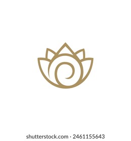 lotus logo yoga outdoor. adventure yoga, mountain balance mindfulness logo 