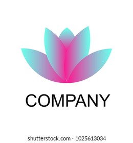 Lotus Logo,Lotus flower logo,Beauty logo,Fashion logo,Vector Logo Template