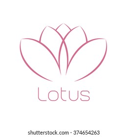 Lotus Logo,Lotus flower logo,Beauty logo,Fashion logo,Vector Logo Template