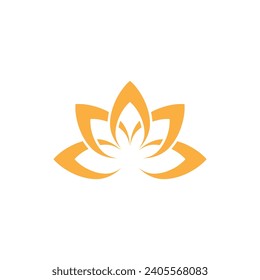Lotus logos vector template symbol element nature