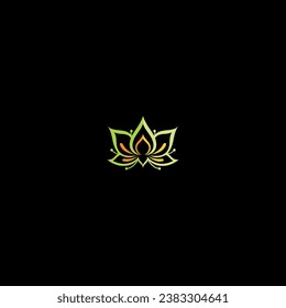 Lotus lorem ipsum floral voral logo