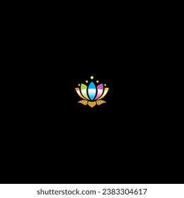 Lotus lorem ipsum vectoris logo