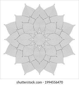 Lotus Mandala Design lotus motif  pattern