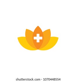 Lotus Medical Logo Icon Design